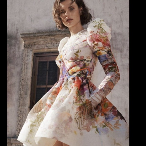 Zimmermann Dresses & Skirts - NWT Zimmerman prima paneled floral mini dress size 1=6